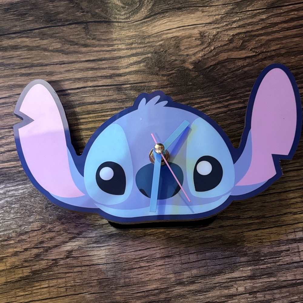 Stitch Character Desk Clock